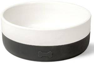 ΜΠΟΛ ΣΚΥΛΟΥ GLEE SAIL ΚΕΡΑΜΙΚΟ ΛΕΥΚΟ-ΜΑΥΡΟ M 1000ML