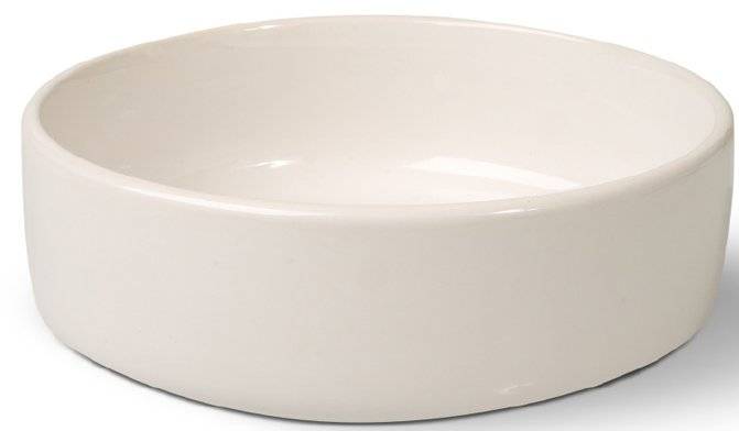 GLEE ΜΠΟΛ ΣΚΥΛΟΥ GLEE SHINE ΚΕΡΑΜΙΚΟ ΛΕΥΚΟ (M/500ML/15X5CM)