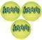   KONG AIR SQUEAKER TENNIS BALL (3) XS