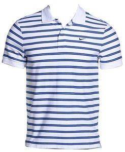  NIKE CLUB PIQUE POLO STRIPED / (L)