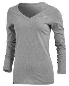  NIKE LS V NECK TEE SOLID  (S)