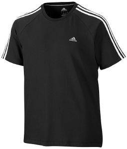  ADIDAS PERFORMANCE ESSENTIAL 3S CREW TEE  (S)