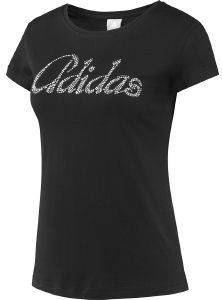  ADIDAS PERFORMANCE GLITTER TEE  (L)