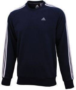  ADIDAS PERFORMANCE ESSENTIALS 3 STRIPES CREW SWEAT  (S)