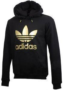  ADIDAS PERFORMANCE TREFOIL HOODIE / (L)