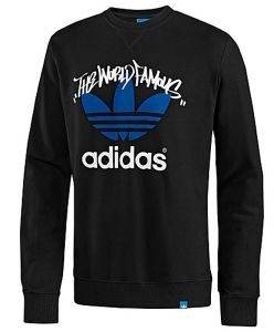  ADIDAS PERFORMANCE GRAPHIC SWEATSHIRT TAG  (M)