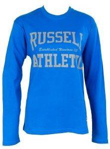  RUSSELL CREWNECK LS ARCH LOGO   (M)