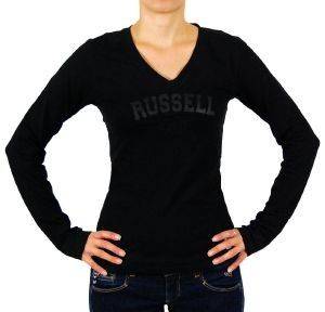  RUSSELL DEEP V NECK LS  (L)