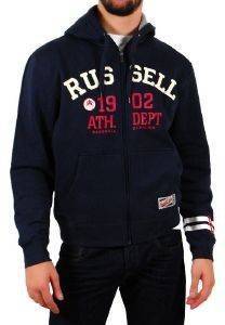  RUSSELL ZIP THROUGH HOODED ARCH LOGO  (XL)