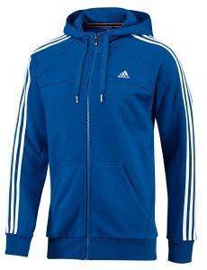  ADIDAS PERFORMANCE ESS 3S FULL ZIP HOOD  (M)