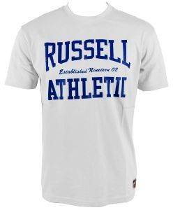  RUSSELL CREW NECK ARCH LOGO S/S TEE  (S)