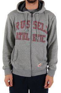  RUSSELL ZIP THROUGH HOODY WITH ARCH LOGO  (L)