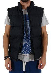  RUSSELL PADDED GILET WITH HIDDEN ZIP HOOD  (L)