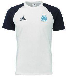  ADIDAS PERFORMANCE OLYMPIQUE DE MARSEILLE TEE  (L)