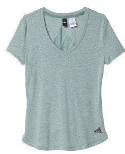  ADIDAS PERFORMANCE LOGO V-NECK TEE  (M)