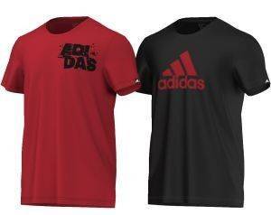  ADIDAS PERFORMANCE TWO-IN-ONE GRAPHIC TEES PACK / (M)