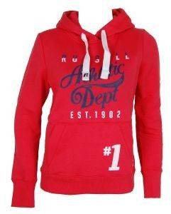  RUSSELL PULL OVER HOODY PUFF PRINT  (M)