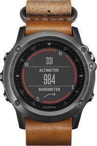  GARMIN FENIX 3 SAPPHIRE GRAY WITH LEATHER & NYLON STRAPS