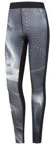  REEBOK COMPRESSION LEGGING CYMATIC PRINT  (XS)