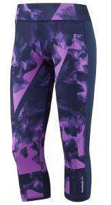  REEBOK WORKOUT SMOKE PRINT CAPRI  (XS)