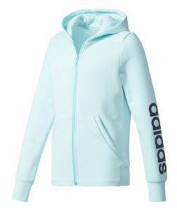  ADIDAS PERFORMANCE YOUNG GIRLS LINEAR FZ HOODIE  (140 CM)