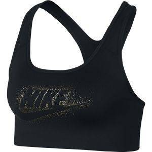  NIKE PRO CLASSIC SWOOSH FUTURA SPARKLE SPORTS BRA  (S)