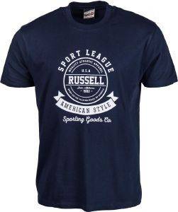  RUSSELL CREW TEE RAISED ROSETTE   (L)
