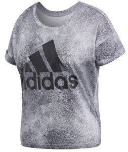  ADIDAS PERFORMANCE ESSENTIALS ALLOVER PRINT TEE  (XL)