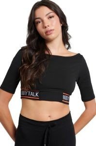  BODYTALK GEN Y CREW TOP BOAT NECK 3/4 