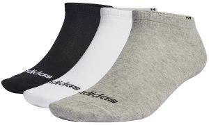  ADIDAS PERFORMANCE THIN LINEAR LOW-CUT SOCKS 3P // (46-48)