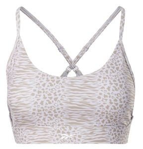  REEBOK LUX STRAPPY MODERN SAFARI PRINT BRA 