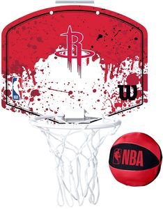  WILSON NBA TEAM MINI HOOP HOUSTON ROCKETS 