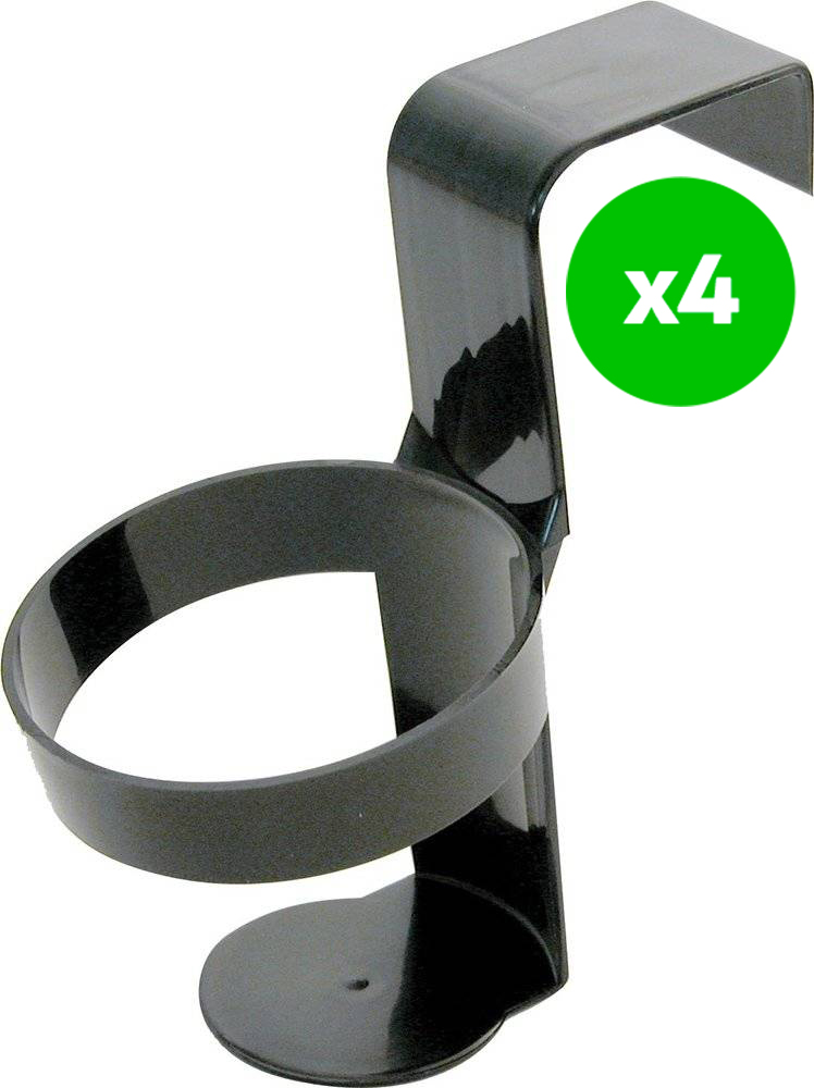 ΠΟΤΗΡΟΘΗΚΕΣ ΑΥΤΟΚΙΝΗΤΟΥ V8 MAX POWER ΜΑΥΡΕΣ 4 ΤΜΧ (T10944) CRAZY