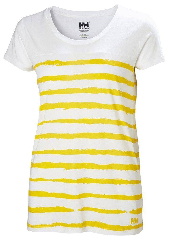 HELLY HANSEN ΜΠΛΟΥΖΑ HELLY HANSEN GRAPHIC T-SHIRT ΛΕΥΚΗ/ΚΙΤΡΙΝΗ
