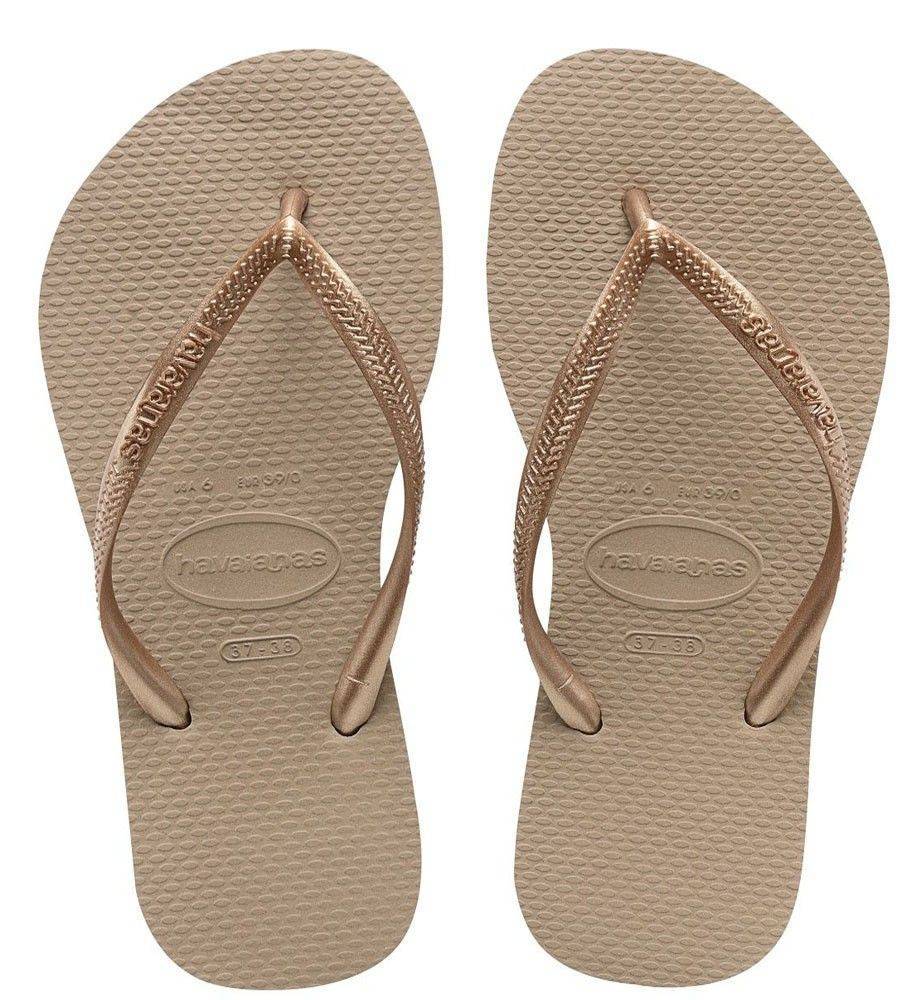 ΣΑΓΙΟΝΑΡΑ HAVAIANAS SLIM ΡΟΖ/ΧΡΥΣΗ