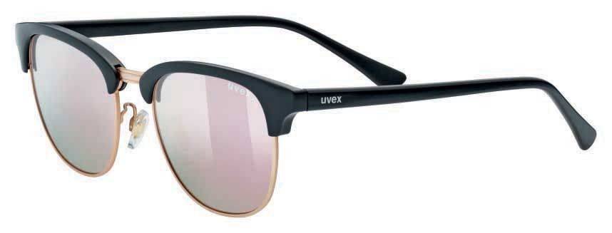 ΓΥΑΛΙΑ ΗΛΙΟΥ UVEX LGL 37 ΜΑΥΡΑ/ΡΟΖ UVEX