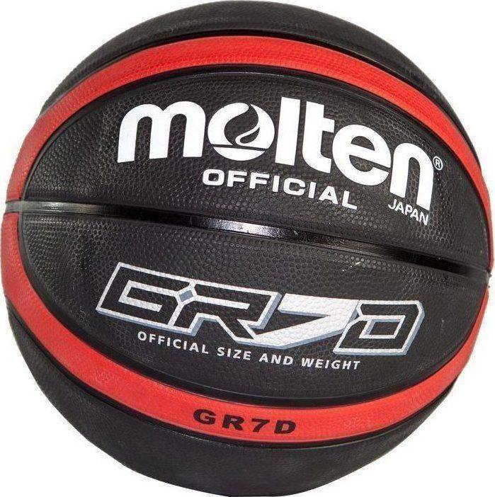 ΜΠΑΛΑ MOLTEN GR7D ΜΑΥΡΗ/ΚΟΚΚΙΝΗ (7) MOLTEN