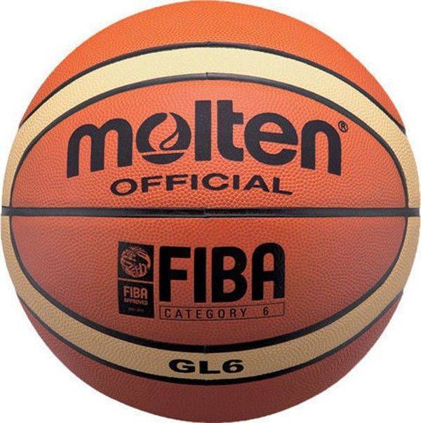 ΜΠΑΛΑ MOLTEN BGL6 FIBA APPROVED ΠΟΡΤΟΚΑΛΙ (6) MOLTEN