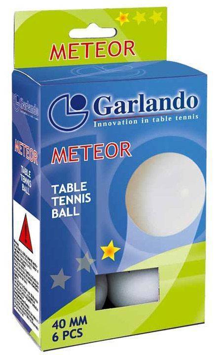 ΜΠΑΛΑΚΙΑ PING PONG GARLANDO METEOR 1STAR (6 TMX) GARLANDO