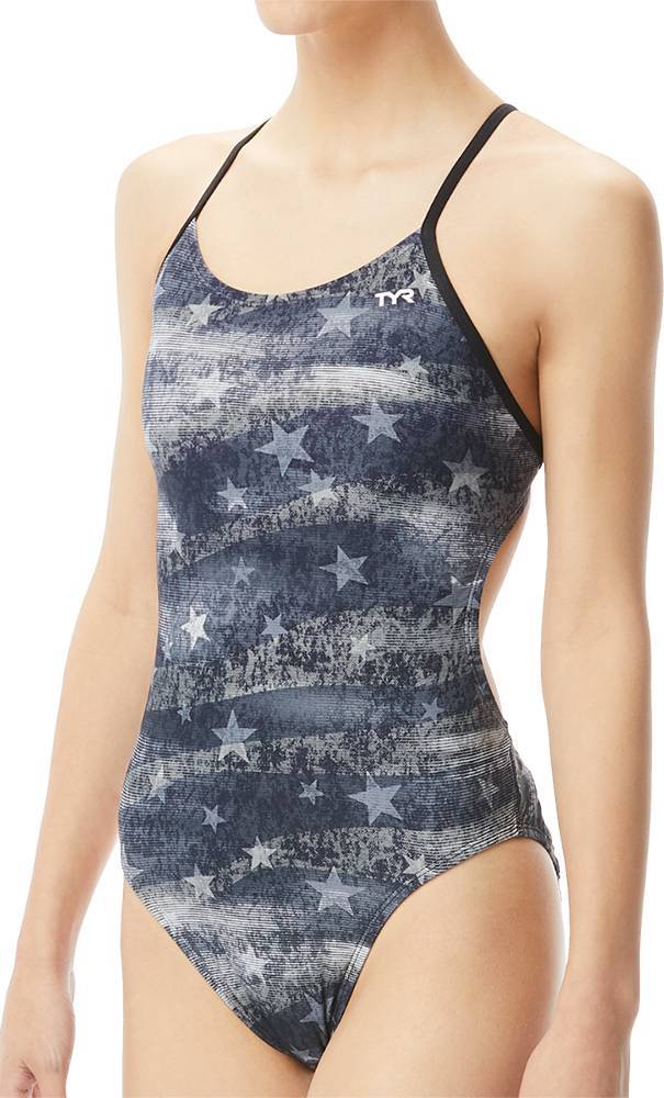 TYR ΜΑΓΙΟ TYR AMERICAN DREAM CUTOUTFIT ΜΑΥΡΟ/ΓΚΡΙ