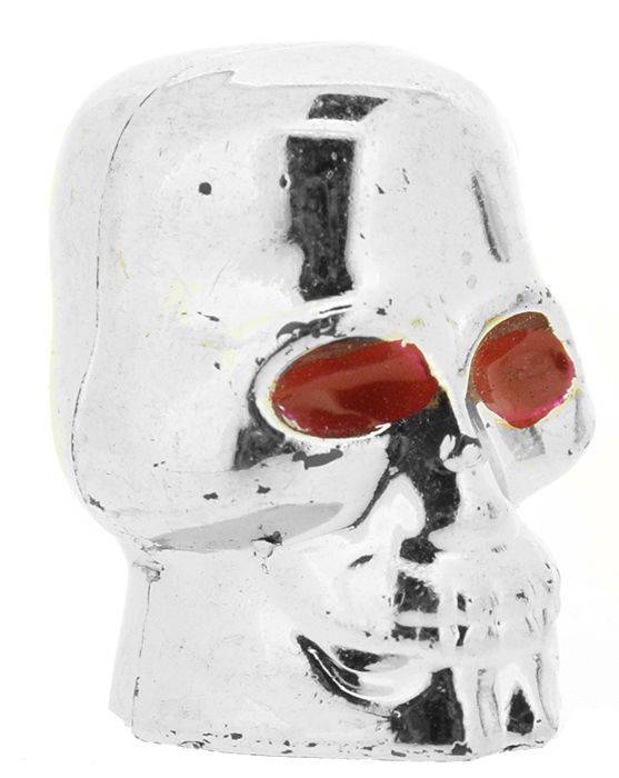 ΤΑΠΑ ΒΑΛΒΙΔΩΝ ALLOY SKULL ΑΣΗΜΙ (1 ΤΜΧ)