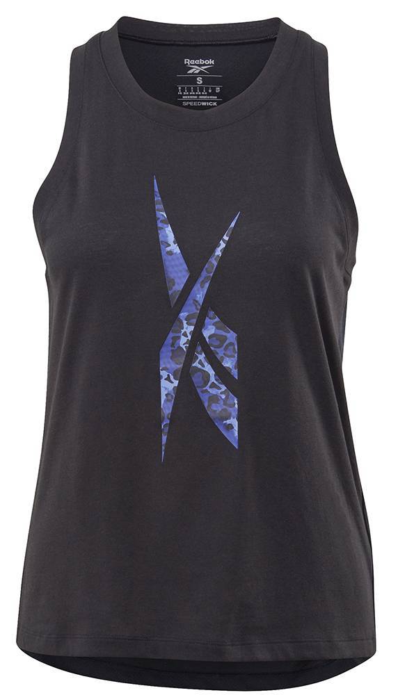 REEBOK ΦΑΝΕΛΑΚΙ REEBOK MODERN SAFARI BIG LOGO TANK TOP ΜΑΥΡΟ