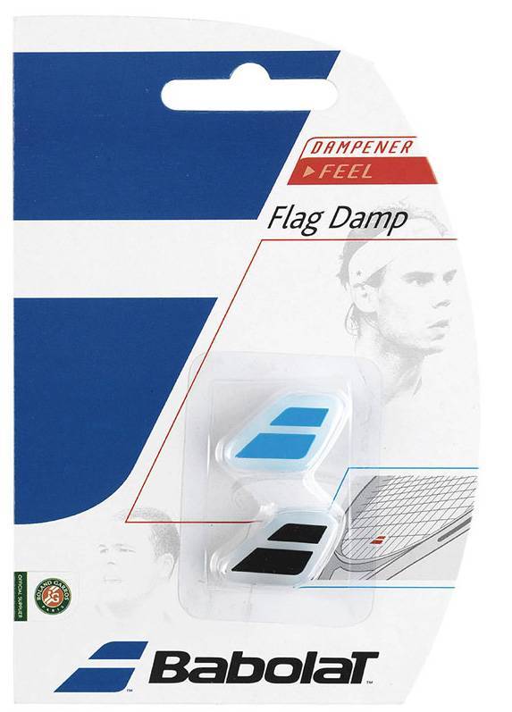 BABOLAT ΑΝΤΙΚΡΑΔΑΣΜΙΚΑ BABOLAT FLAG DAMP X2 ΜΠΛΕ/ΜΑΥΡΟ