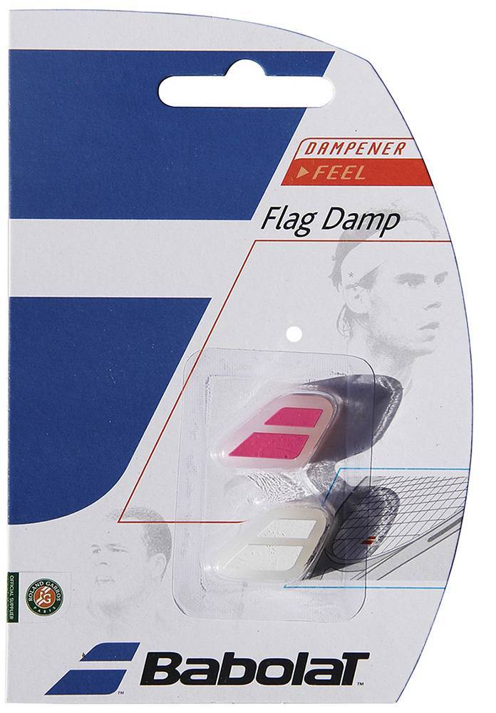 ΑΝΤΙΚΡΑΔΑΣΜΙΚΑ BABOLAT FLAG DAMP X2 ΡΟΖ/ΛΕΥΚΟ