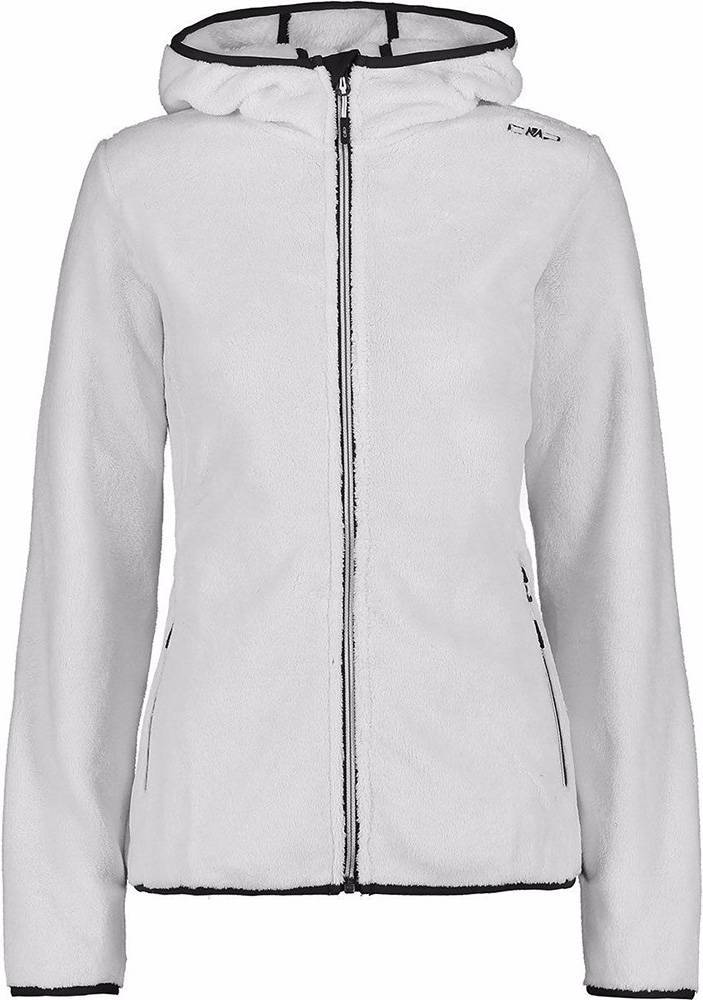 ΖΑΚΕΤΑ CMP HIGHLOFT HOODED FLEECE ΛΕΥΚΗ