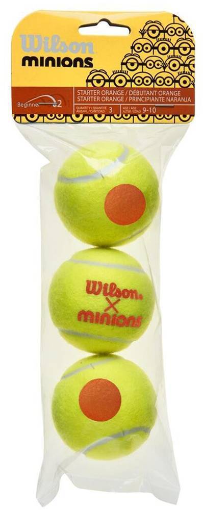 WILSON ΠΑΙΔΙΚΑ ΜΠΑΛΑΚΙΑ WILSON MINIONS STAGE 2 SLEEVE (3 ΤΜΧ)