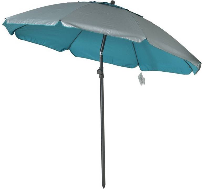 ΟΜΠΡΕΛΑ ΘΑΛΑΣΣΗΣ CAMPO RETRO 200 CAPRI BLUE ΑΣΗΜΙ/ΤΙΡΚΟΥΑΖ (190 CM) CAMPO