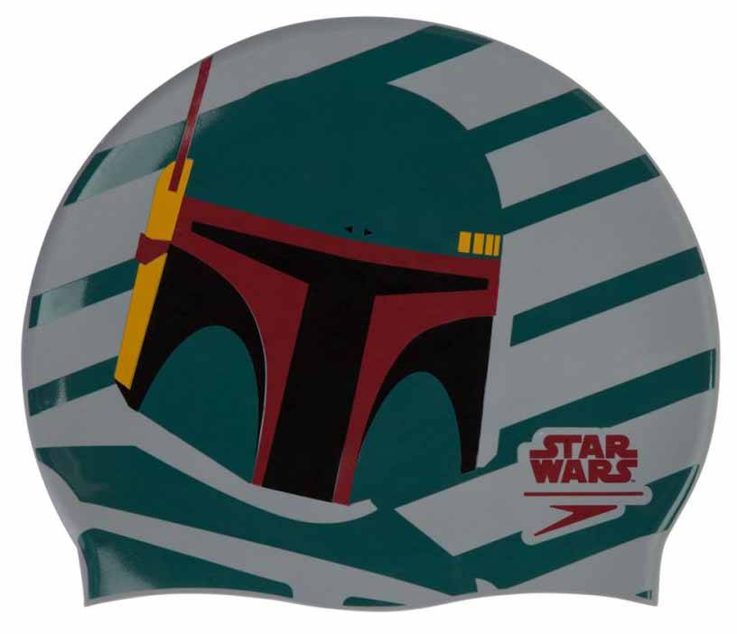 SPEEDO ΣΚΟΥΦΑΚΙ SPEEDO STAR WARS SLOGAN PRINT CAP BOBA FETT ΓΚΡΙ/ΠΡΑΣΙΝΟ
