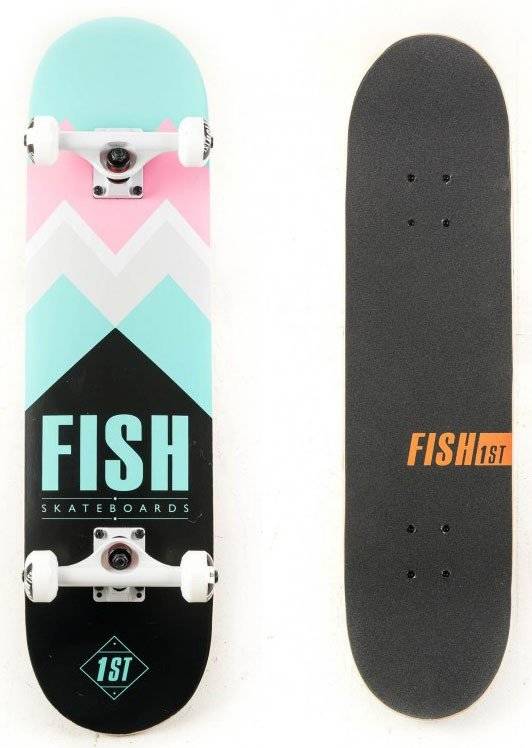 SKATEBOARD FISH ELEGANT 31"