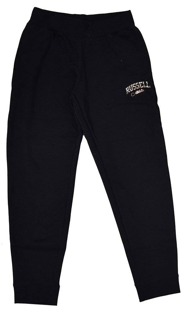 RUSSELL ATHLETIC ΠΑΝΤΕΛΟΝΙ RUSSELL ATHLETIC ANIMAL PRINT CUFFED PANT ΜΑΥΡΟ